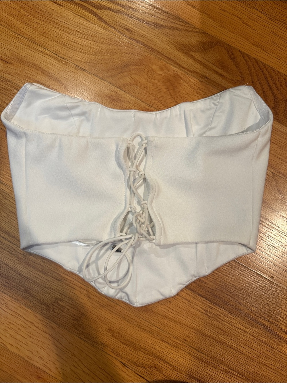 Princess Polly Ivory Lace-Up Corset Top - Picture 2 of 3
